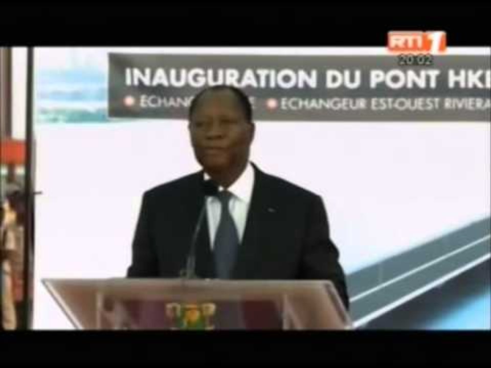 RTI - Cérémonie d' inauguration du Pont HKB ce mardi 16 décembre 2014