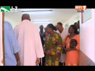 Yopougon visite du ministre de la santé et de la lutte contre le SIDA auprès des blesses de l'acc
