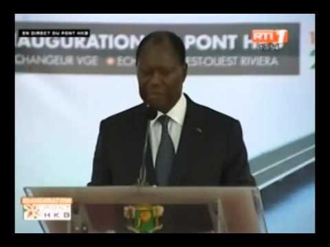 discours du president lors de l'inauguration du 3eme pont