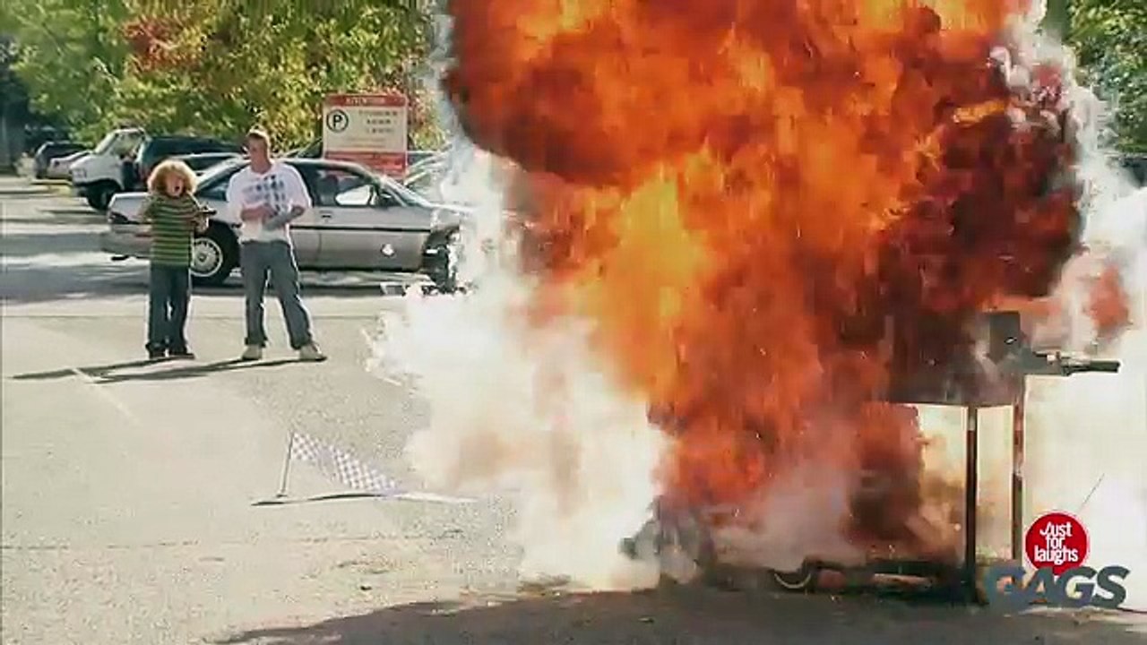 BBQ Explosion Prank! - Throwback Thursday
