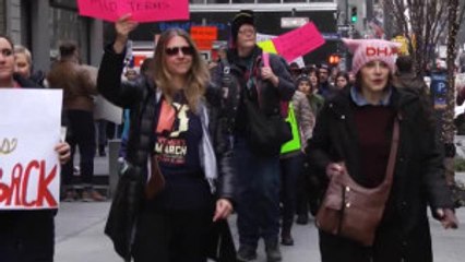 ABD'li Kadınlardan Trump Protestosu