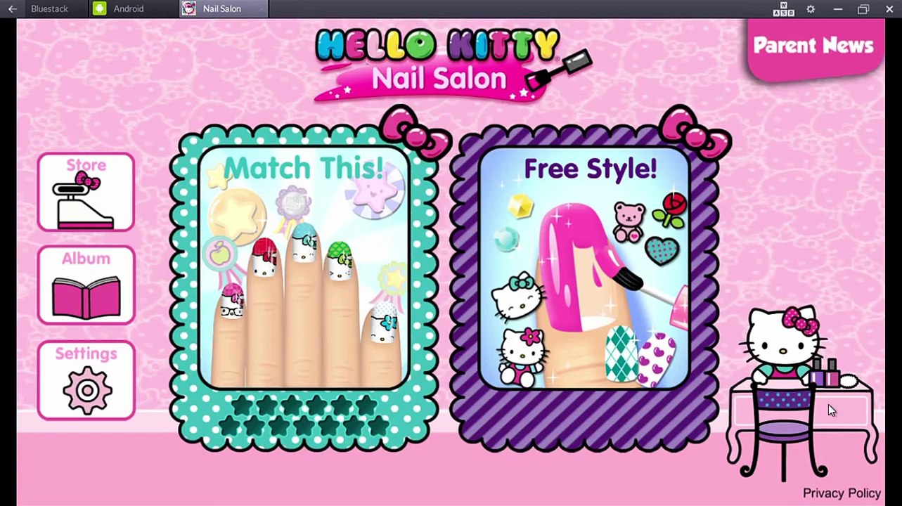 Hello Kitty Nail Salon Unlock All + No ADS Budge Android İos Free Game GAMEPLAY VİDEO