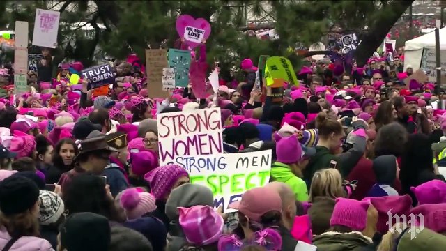 Massive crowds gather for the Women’s March on Washington