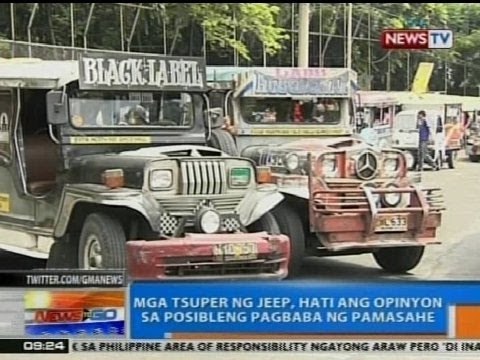 NTG: Mga tsuper ng jeep, hati ang opinyon sa posibleng pagbaba ng pamasahe