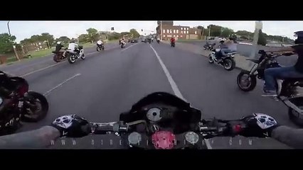 Douchebag Biker Riding on Sidewalk Gets Instant Karma