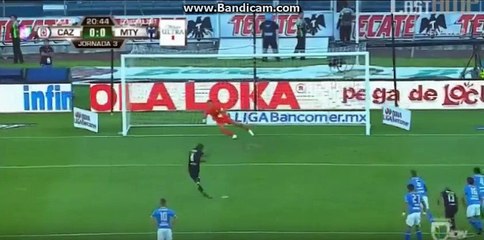 Pabon (Penalty) Goal - Cruz Azul 0-1 Monterrey - 22.01.2017