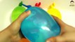 5 Colors Water Wet Balloons - Learn Colours Balloon Nursery Rhyme & Finger Family Songs
