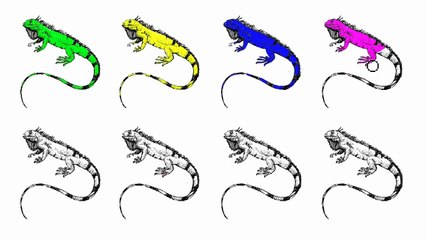 Учим цвета ♥учим цвета для детей с Chameleon # раскраски
