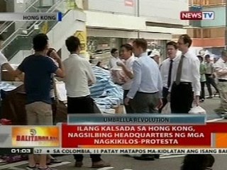 Ilang kalsada sa Hong Kong, nagsilbing headquarters ng mga nagkikilos-protesta