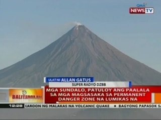 Mga sundalo, patulo ang paalala sa mga magsasaka sa permanent danger zone na lumikas na