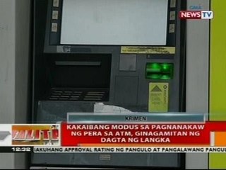 Kakaibang modus sa pagnanakaw ng pera sa ATM, ginagamitan ng dagta ng langka