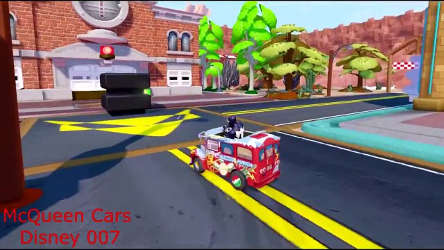 BLACK SPIDERMAN Driving Bus & Riding Disney Custom Lightning Mcqueen CARS & Cars With Spiderman