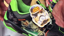 Disney Star Wars shoes for kids unboxing with Yoda