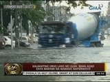 24 Oras: Kalahating oras lang ng ulan, nagdulot agad ng baha kaya marami  na namang naperwisyo