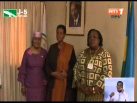 La ministre de la solidarité Anne Désirée Ouloto en mission au Rwanda