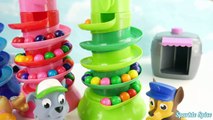 Learn Colors PJ Masks Doll Gumball Machine Bath Time Chocolate Candy and Colors Clay Slime Surprise