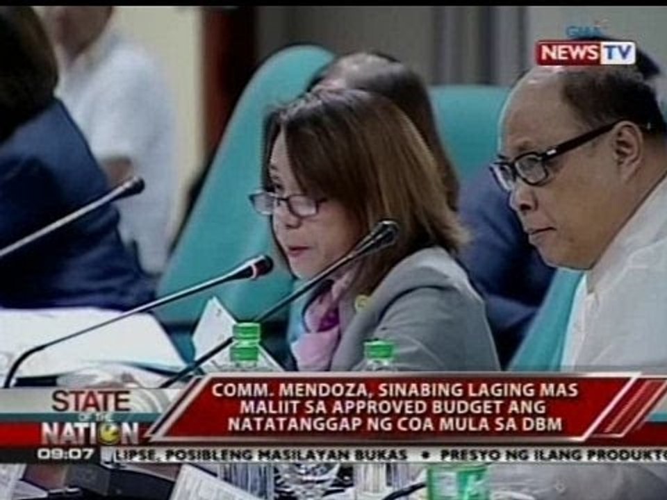 SONA: Sen. Nancy Binay at COA Comm. Heidi Mendoza, nagkaharap sa budget hearing ng Senado