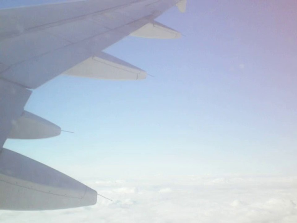 Vue d'au-dessus des nuages en France