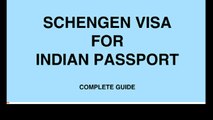 Schengen Visa for Indian Passport Holder