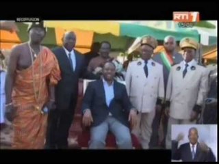 Bondoukou   visite du président de l'assemblée nationale dans le cadre de la célébration de la j