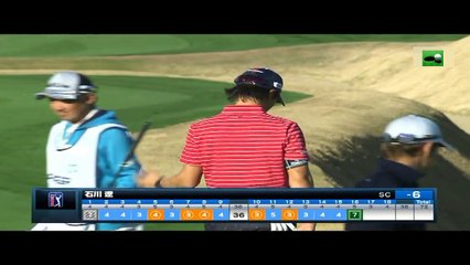 16-17キャリアビルダーチャレンジ３日目 石川遼　16-17CareerBuilder Challenge in partnership with the Clinton Foundation Ryo Ishikawa highlight