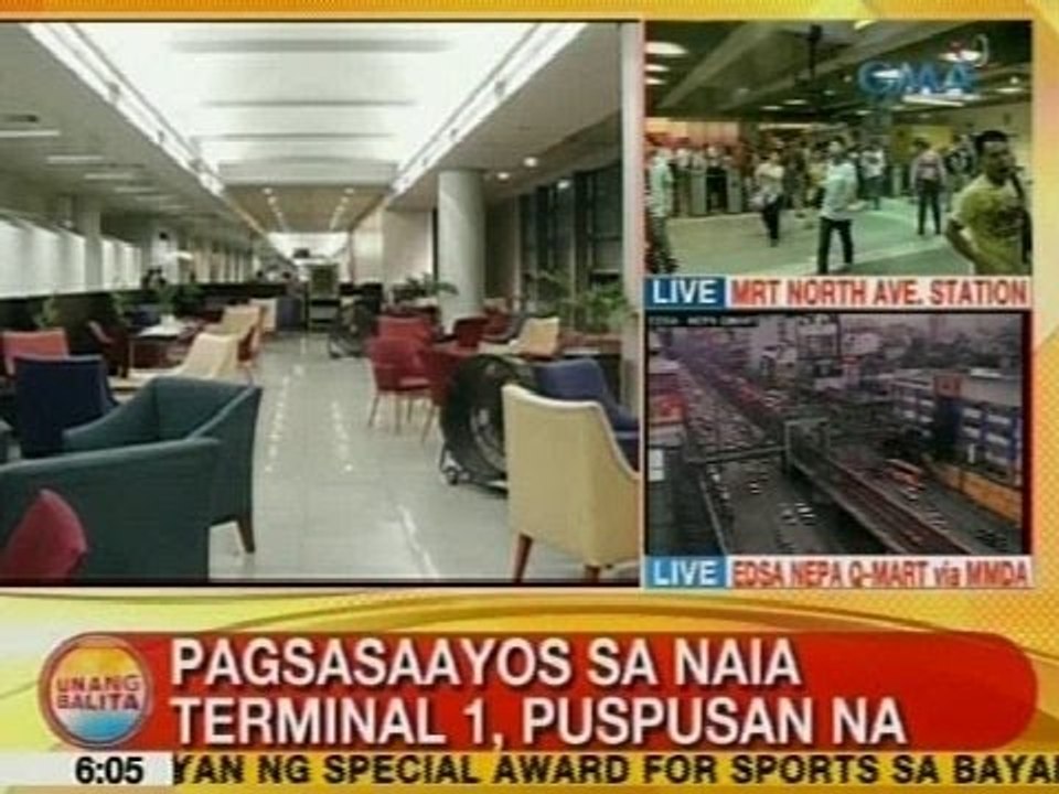UB: Pagsasaayos sa NAIA Terminal 1, puspusan na