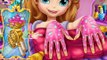 PRINCESA SOFIA- SOFIA THE FIRST - LA PRINCESA SOFIA SE HACE LA MANICURA - SOFIA THE FIRST NAIL SPA