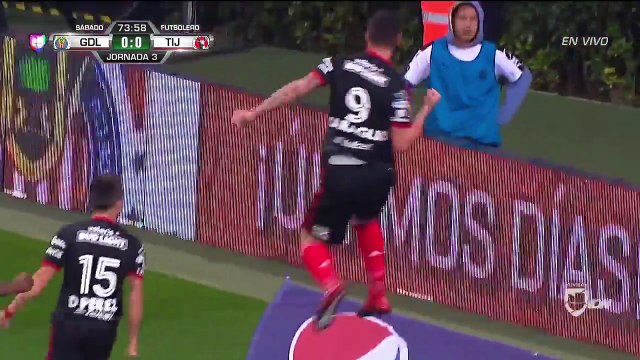Milton Caraglio Goal ~ Guadalajara Chivas vs Club Tijuana 0-1