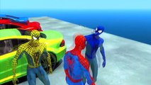 Spiderman Colors and Mercedes Benz Cars Colors Crazy Stuff Nursery Rhymes Superhero Action