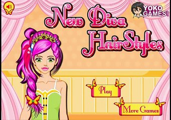 Diva Hairstyles Games-Hair Games-Girl Games