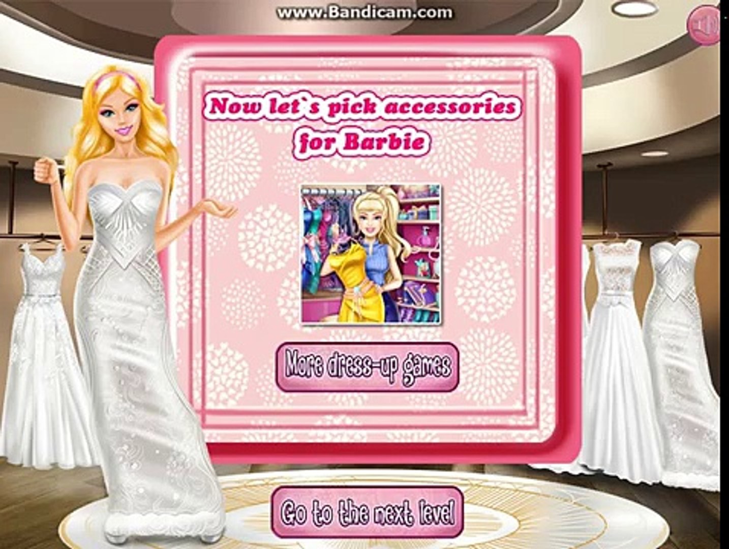 ⁣Kupovina haljine za vjenčanje - Barbi igra