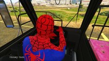 COLOR EPIC TRUCK with Spiderman! Superhero for Kids! Nursery Rhymes Songs for Children