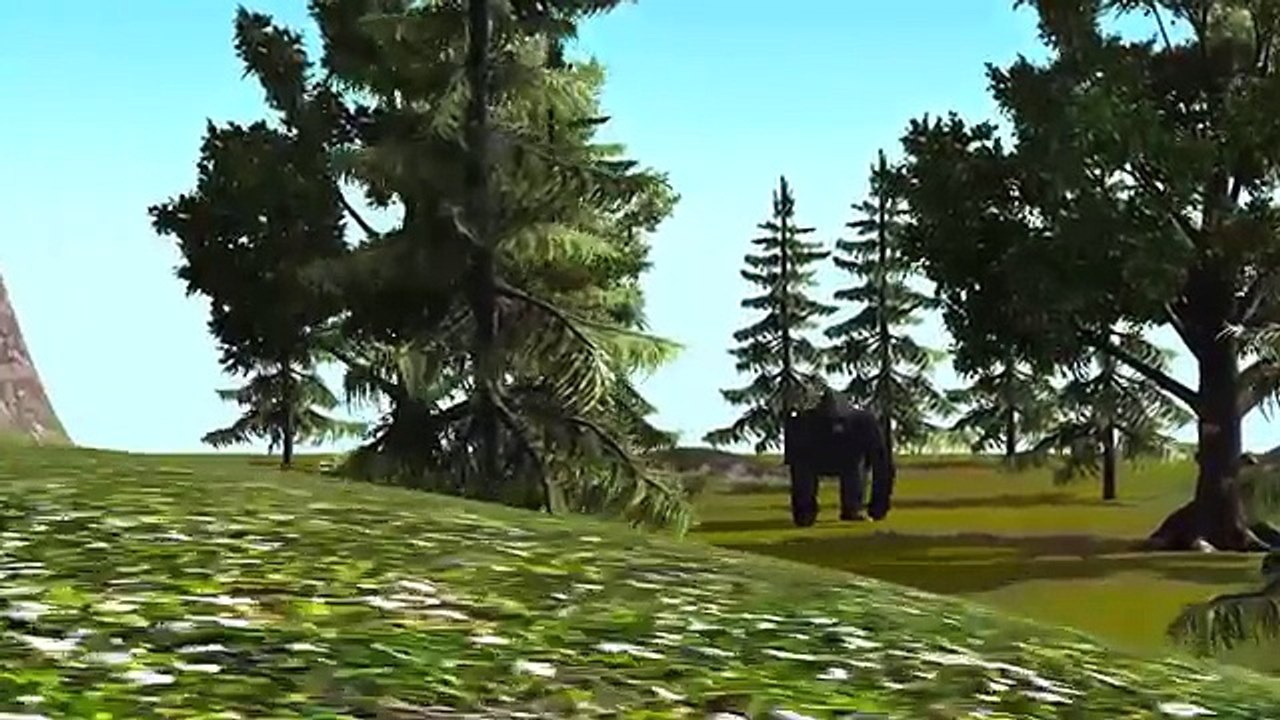3D Animated Gorilla Finger Family Rhymes For Children | Animal Finger Family Songs