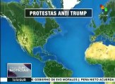 Diversas ciudades del mundo se suman a las marchas anti Trump