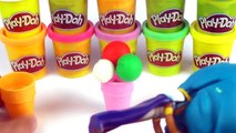 Little Play Doh Surprise Eggs Ice Cream Disney Kinder Toys| Fluffy Toys