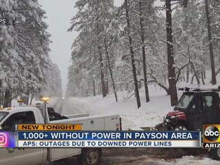 Thousands of residents without power due to downed power lines