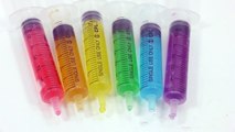 Baby Doll Bath Time DIY Doctor Syringe Slime Learn Colors Toy Surprise Eggs YouTube