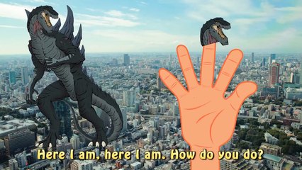Godzilla Finger Family Nursery Rhyme | Godzilla Cartoon Finger Family Songs Collection For Children