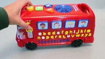 Learn Alphabet Numbers Counting Bus Youtube Surprise Eggs Play Doh Colors Clay Disney Frozen Toys