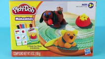 Play Doh Puppy Doggy and Kitty Cat Makeables with Littlest Pet Shop Toys new New Play Doh