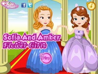 Sofia And Amber Flower Girls - Sofia The First Games