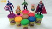 Captain American & Hulk, Thor Superheroes look Minions in PlayDoh Surprise Box Learn colors for Kids