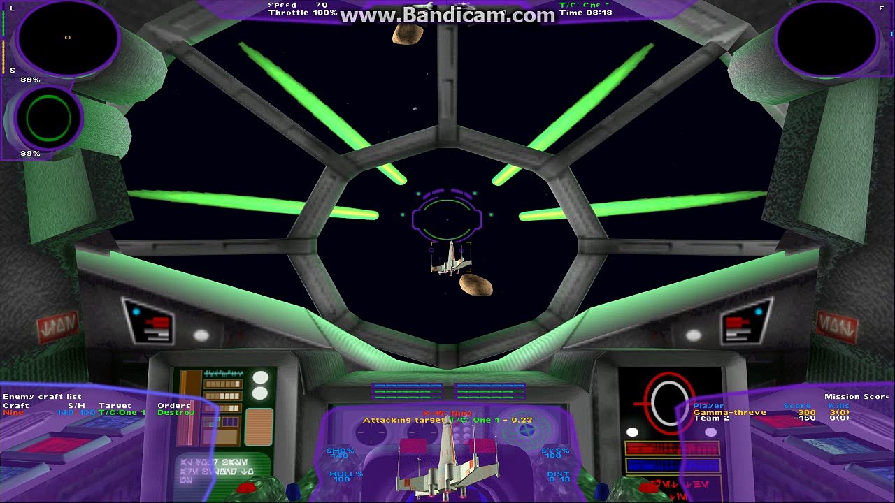 Skirmish: TIE Cyclone vs. X-Wings (Star Wars: X-Wing Alliance)