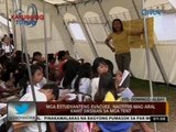 24 Oras: Mga estudyanteng evacuee, nagtitiis mag-aral kahit siksikan sa mga tent