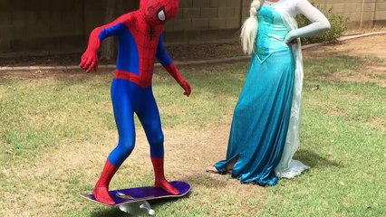 Elsa breaths FIREWORKS vs Maleficent Prank! Fun Superhero Movie In Real Life In 4K