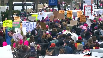 Anti-Trump March : half a million protesters storm the Capital