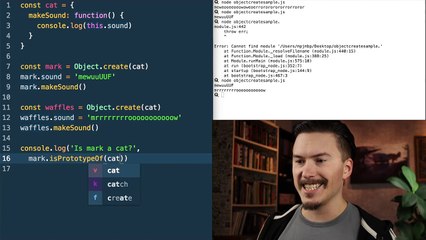 Object.create - Object Creation in JavaScript P6 - FunFunFunction #57