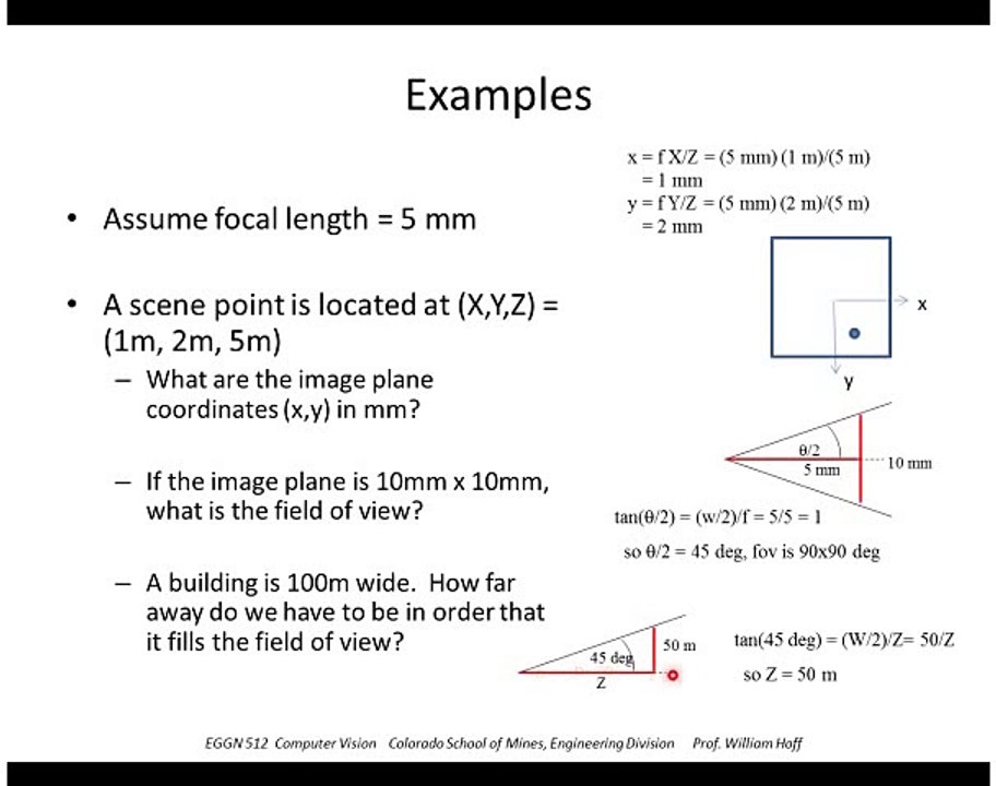 CSCI 512 - Lecture 02-2 Sensors and Image Formation