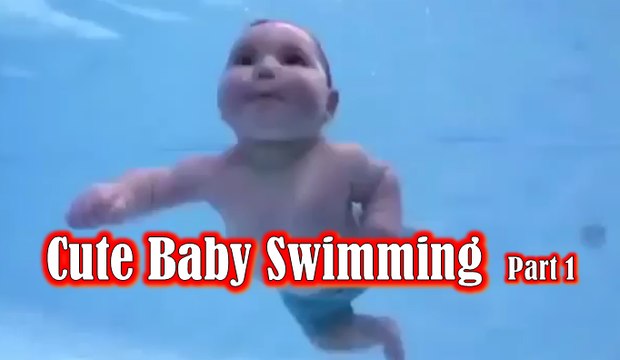 Baby Swiming Funny Videos Collection, Cute Baby Swimming Pool, Part 1/2