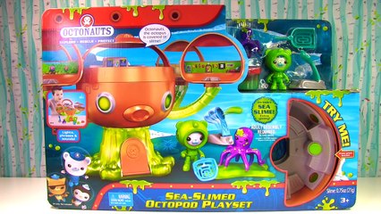 Paw Patrol Merpups Trapped in Shark Slime & Helped By Octonauts Sea-Slimed OctoPod Playset